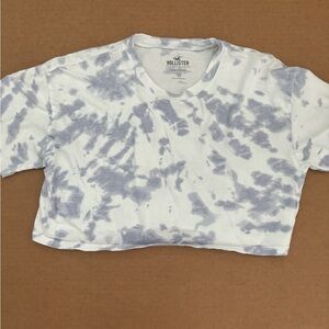 Tie dye cropped tee